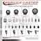Service Caster 4'' Maroon Poly Wheel Swivel 7/16'' Grip Ring Stem Caster with Brake SCC-GR20S414-PPUB-MRN-TLB-716138 - alternate 4